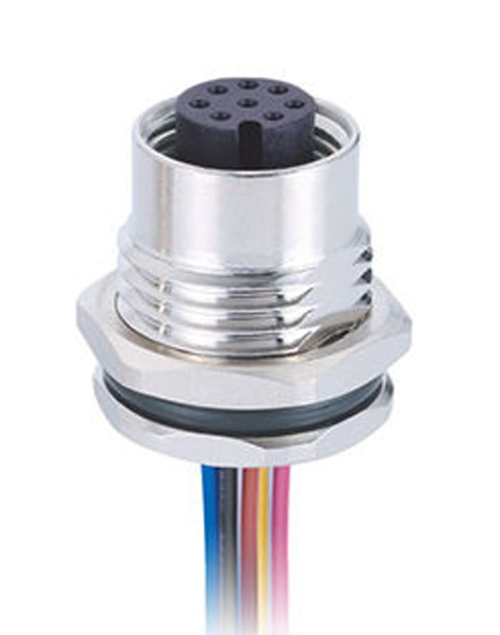 počet kontaktů: 8, velikost: M12RS PRO, pohlaví kontaktu: samice Zásuvka, 2.0A, IP67, Nestíněný, 30,0 V
