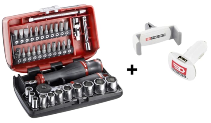 Facom 40-Piece 1/4 in