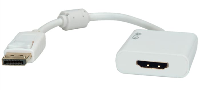 Roline AV Adapter, Male DisplayPort to Female HDMI