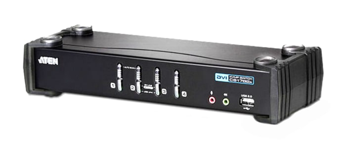 CS1764A Aten | Aten 4 Port USB DVI KVM Switch, 3.5 mm Stereo 1920 