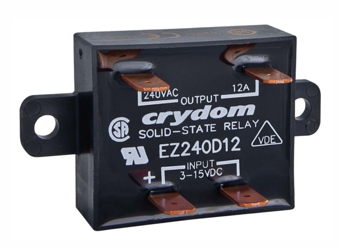 Sensata Crydom EZ Series Solid State Relay, 18 A rms Load, Panel Mount, 280 Vrms Load, 15 V dc Control