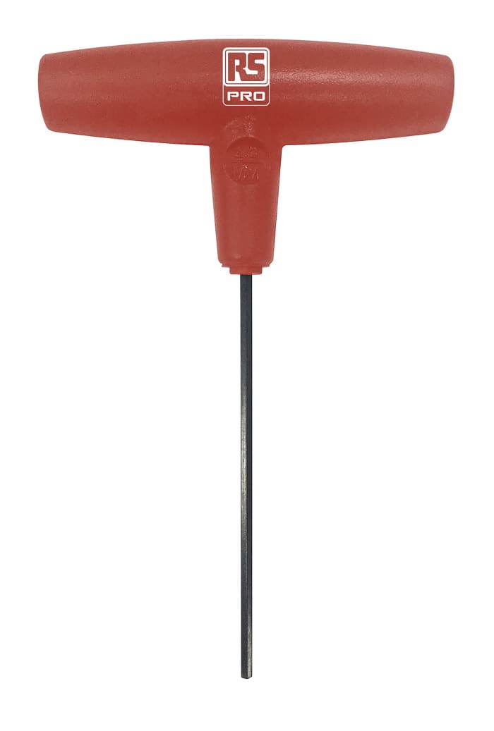 RS PRO T Shape Metric Hex Key, 3mm