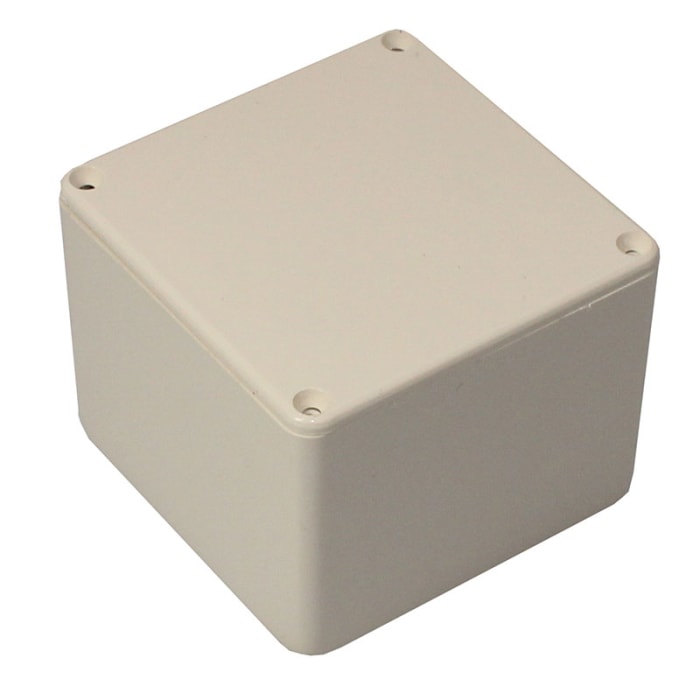 Boîtier RS PRO en ABS, 55 x 55 x 42mm, Blanc IP54