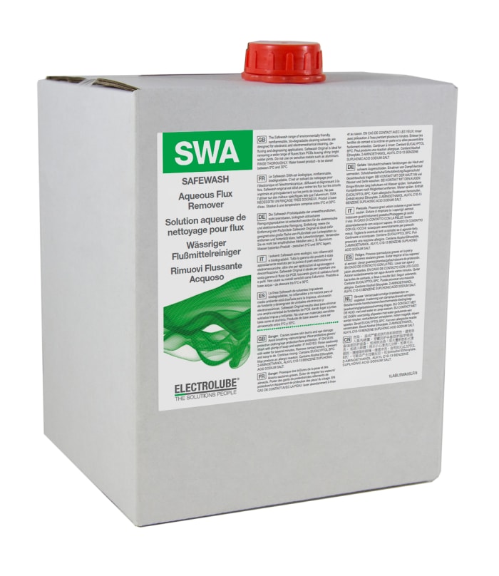 Nettoyant pour carte de circuit imprimé Electrolube SWA, Bidon 5 L pour CI, équipement de production