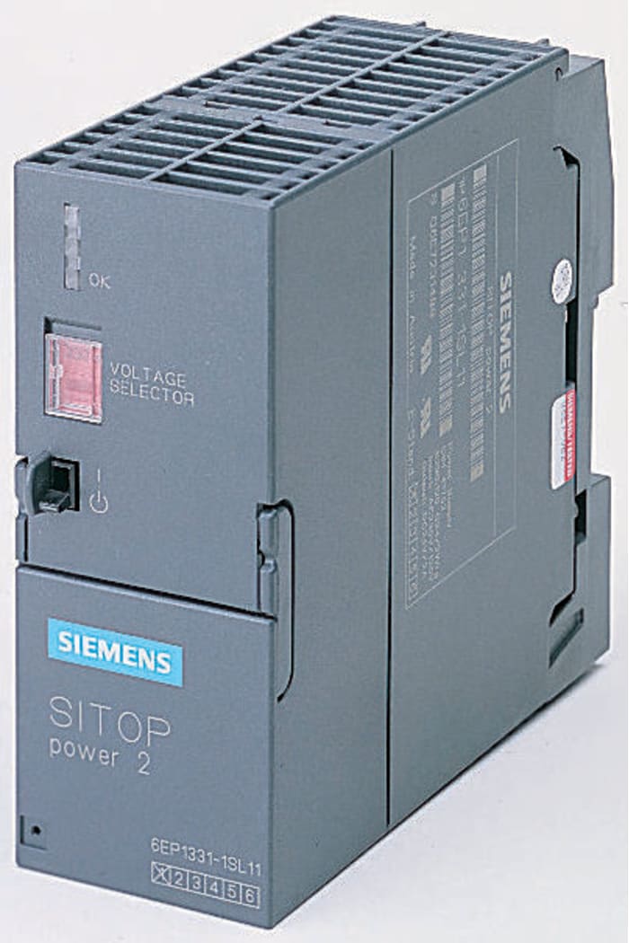 Siemens Switch Mode DIN Rail Panel Mount Power Supply, 5A Output, 120W