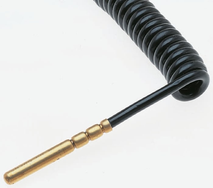 Capteur RTD PT100 Jumo, Ø 6mm, L.50mm + 1m, +105°C max, Câble