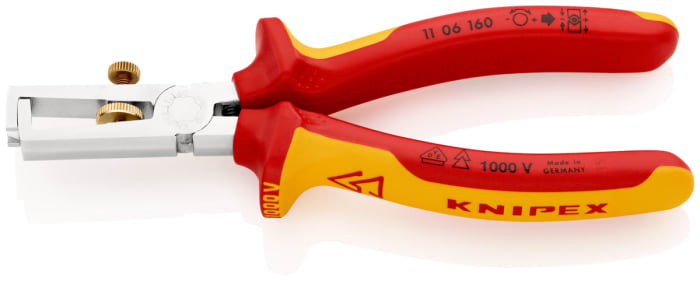 11 06 160 Knipex, Pelacables Knipex para usar con cable Multicore de 0 →  10mm², 158-5394