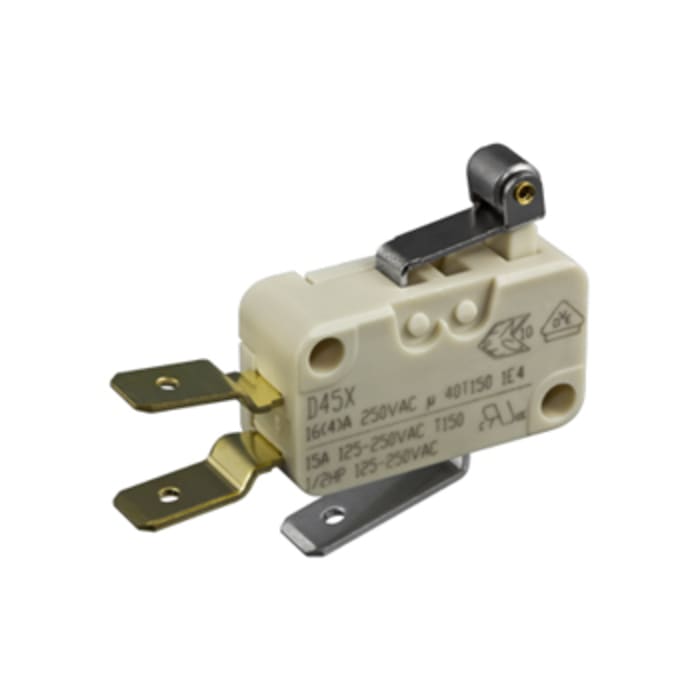 Microrupteur Galet court ZF, Cosse, 1RT, 16 A @ 250 V c.a.