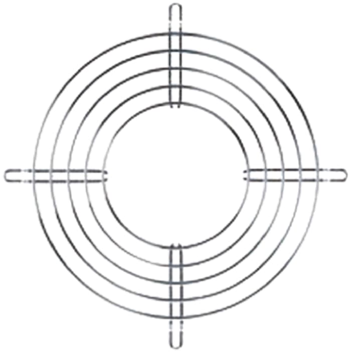 Protège-doigts pour ventilateur de taille 171mm, ebm-papst, en Acier