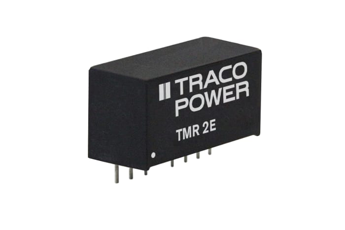 TRACOPOWER TMR 2E DC/DC Converter, 5V dc/ 400 mA, 9V dc Input, 4.5V Input 2 W, Through Hole, 85 °C Max Temp -40 °C Min