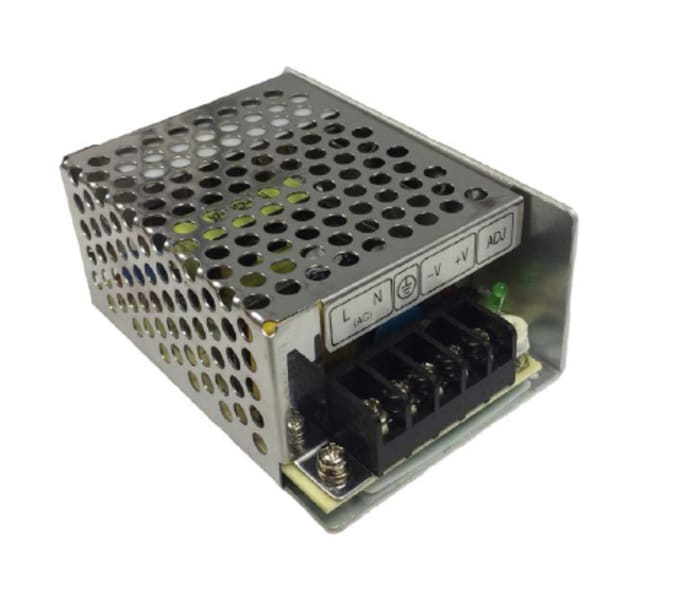 RS PRO Switching Power Supply, 12V dc, 2.1A, 25.2W, 1 Output, 88 → 264V ac Input Voltage