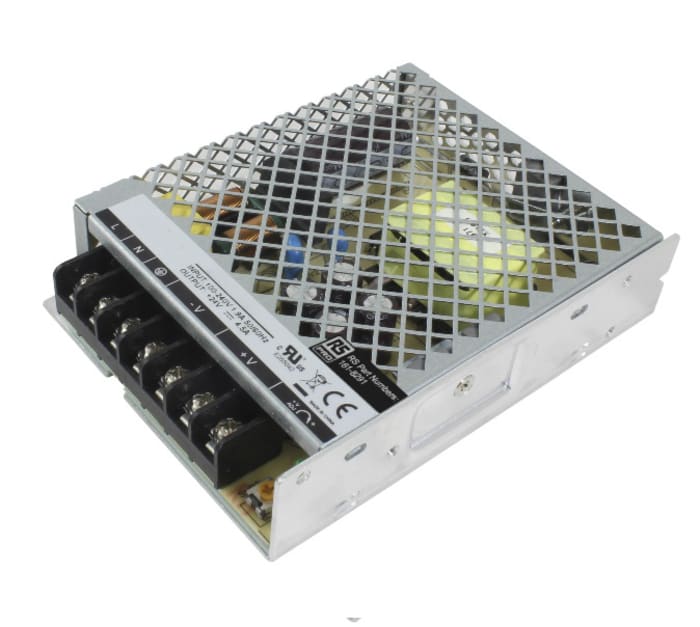 RS PRO Switching Power Supply, 15V dc, 105W, 1 Output, 85 → 264V ac Input Voltage