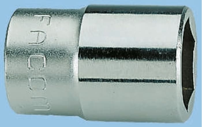 Facom 1/2 in Drive 19mm Bi-Hexagon, 36 mm Overall Length