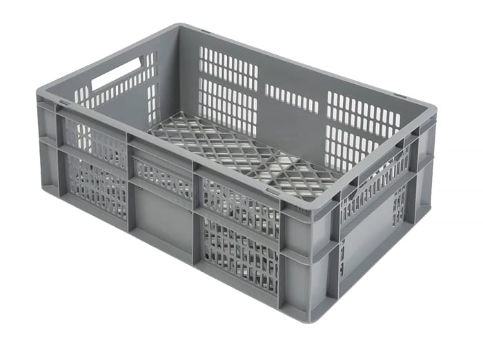 Bac gerbable Europe Gris Ajouré 47L, 240mm x 600mm x 400mm