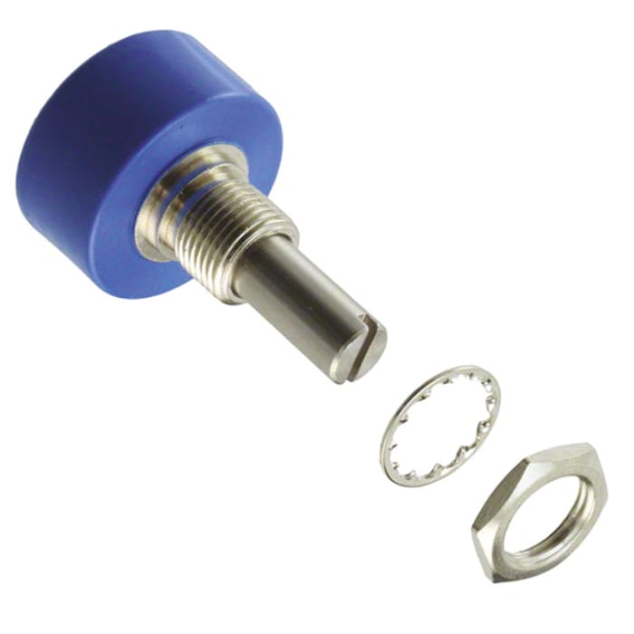 Potentiomètre Rotatif Bourns 6639, 1kΩ max, Continu tours , Ø axe 6,35 mm, Montage panneau