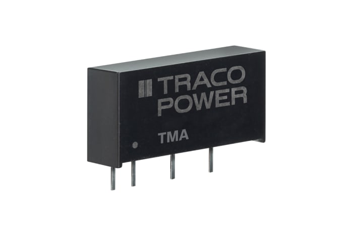 TRACOPOWER TMA DC/DC Converter, 12V dc/ 42 mA, 5.5V dc Input, 4.5V Input 1 W, Through Hole, 85 °C Max Temp -40 °C Min