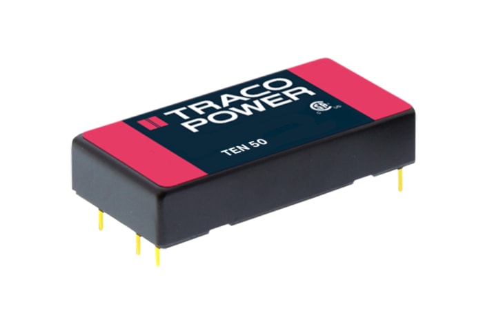 TRACOPOWER TEN 50 DC-DC Converter, 12V dc/ 4.17A Output, 18 → 36 V dc Input, 50W, Through Hole, +85°C Max Temp