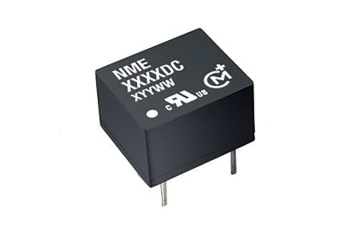 Murata Power Solutions NME DC/DC Converter, 12V dc/ 83 mA, 5.5V dc Input, 4.5V Input 1 W, Through Hole, 85 °C Max Temp