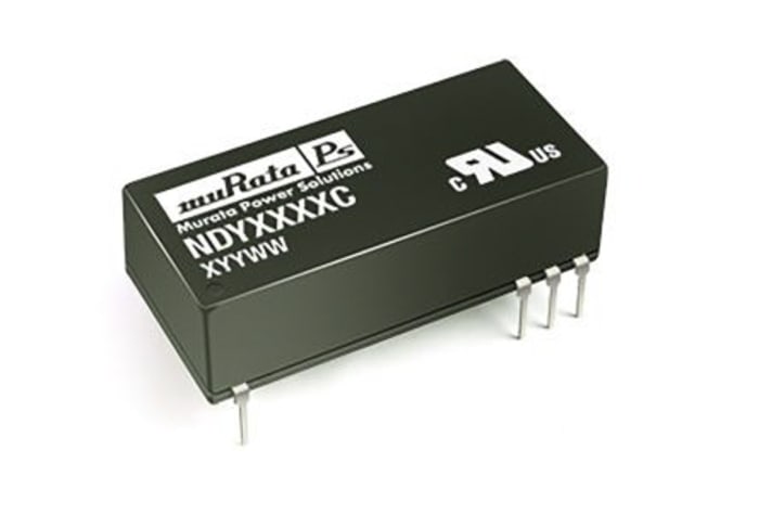 Murata İzoleli DC-DC Dönüştürücüsü, 9 → 18 V dc / 12V dc, 3W, G/Ç İzolasyonu: 1kV dc