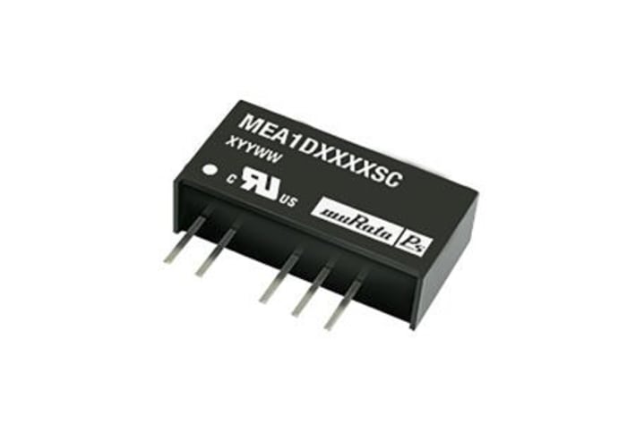 Murata Power Solutions MEA1 DC/DC Converter, 15V dc/ 33 A, 5.5V dc Input, 4.5V Input 0.25 W, Through Hole, 85 °C Max