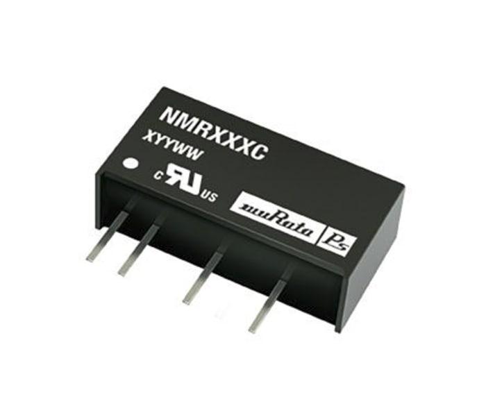Murata Power Solutions NMR DC/DC Converter, 5V dc/ 200 mA, 5.5V dc Input, 4.5V Input 1 W, 85 °C Max Temp -40 °C Min