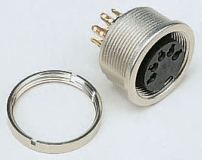 Lumberg, KFV 3 Pole Din, DIN EN 60529, 5A, 250 V ac IP40, Screw On, Female, Chassis Mount