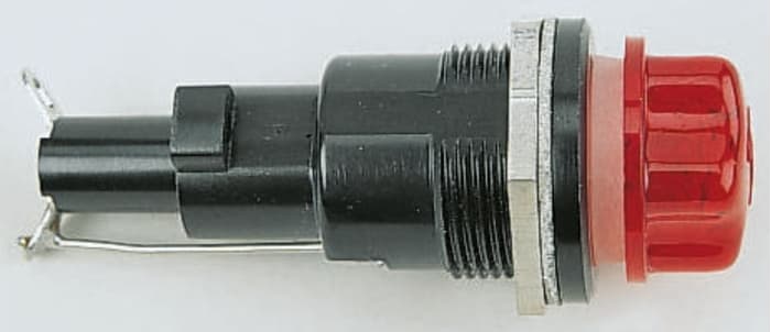 Schurter 10A Panel Mount Fuse Holder for 5 x 20mm Fuse, 24V