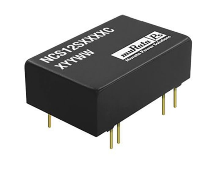 Murata Power Solutions NCS12 DC/DC Converter, 15V dc/ 800 mA, 36V dc Input, 9V Input 12 W, Through Hole, 85 °C Max Temp