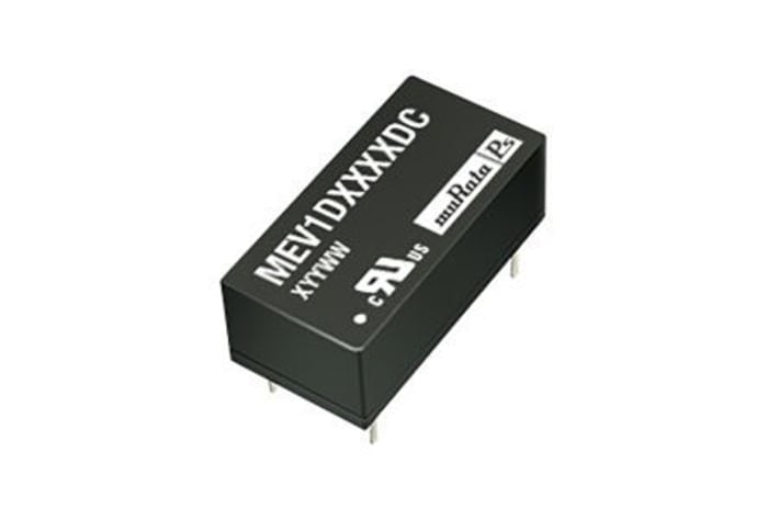 Murata Power Solutions MEV1 DC/DC Converter, 5V dc/ 200 mA, 5.5V dc Input, 4.5V Input 1 W, Through Hole, 85 °C Max Temp