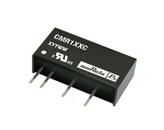 Murata Power Solutions CMR DC/DC Converter, 5V dc/ 150 mA, 5.5V dc Input, 4.5V Input 0.75 W, Through Hole, 85 °C Max