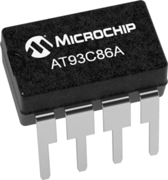 Microchip AT93C86A-10PU-2.7, 16kbit EEPROM Chip, 250ns 8-Pin PDIP Serial (3-Wire)