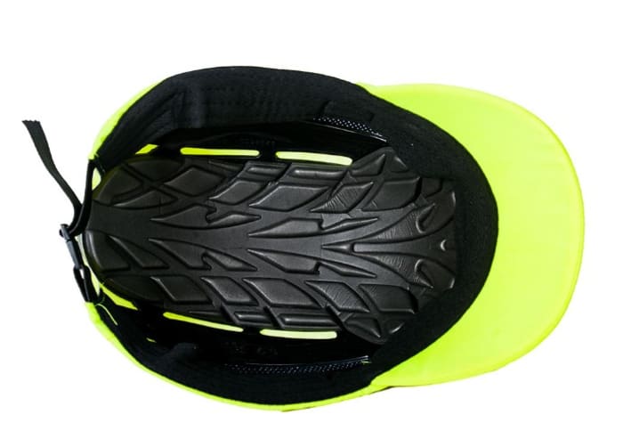 Casquette de protection Portwest, 52 - 65cm de tour de tête, ABS, Nylon, Jaune
