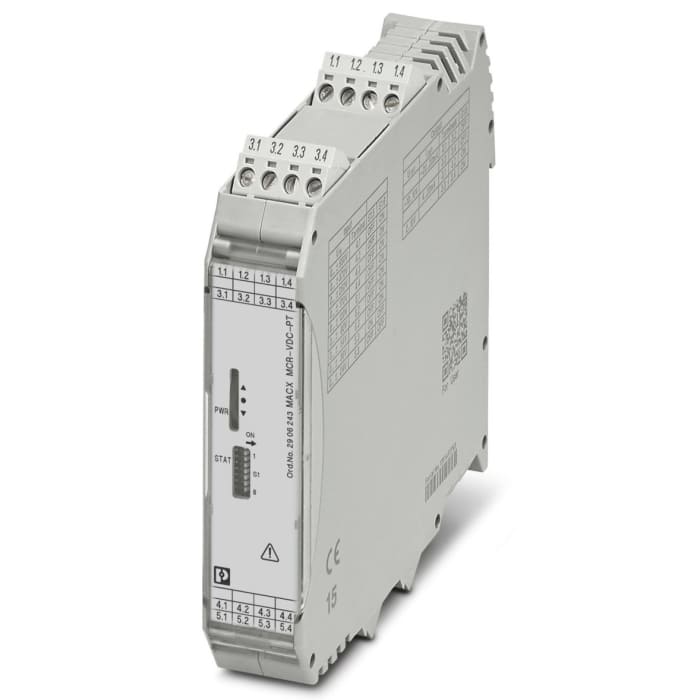 Phoenix Contact MACX MCR Series Signal Conditioner, Voltage Input, Current, Voltage Output, 24V dc Supply