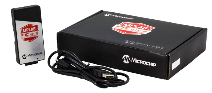 Microchip MPLAB PIC KIT4 デバッガー PG164140 Microchip | Microchip MPLAB PICkit 4 In-Circuit Debugger
