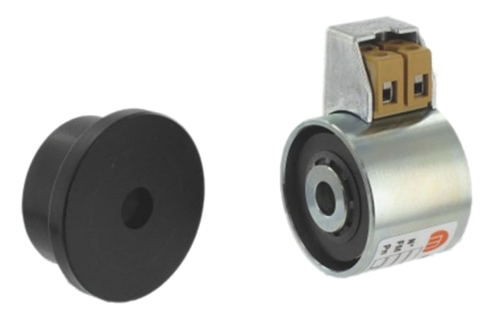 Mecalectro Holding Magnet, 200N Holding Force 24V dc
