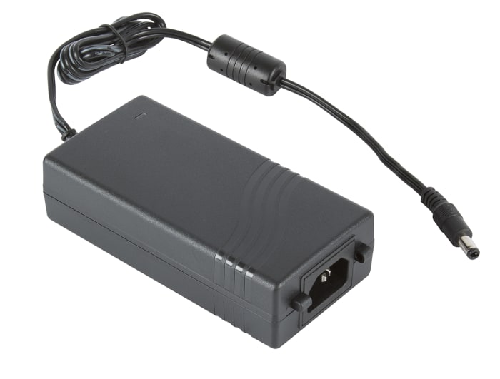 XP Power 65W Power Brick AC/DC Adapter 24V dc Output, 2.7A Output