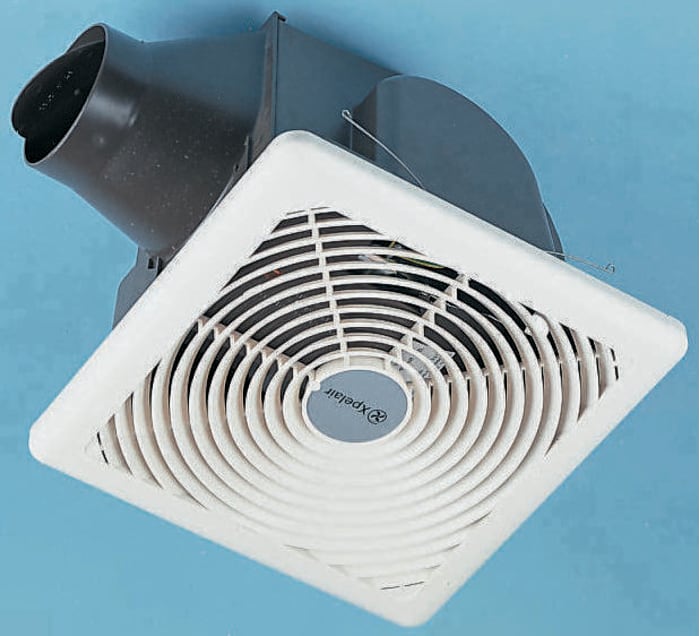 Xpelair 89971AW Ceiling Mounted Extractor Fan, 181m³/h, 49dB(A)