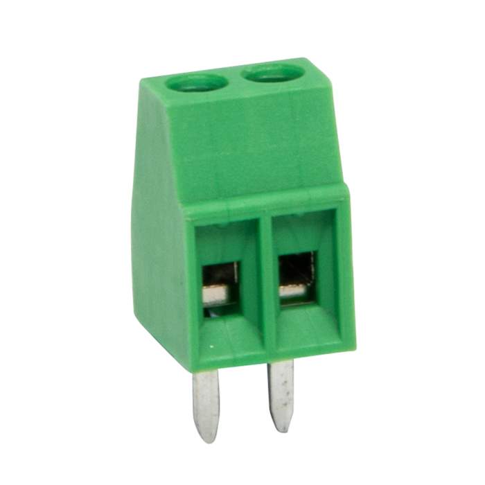 RS PRO PCB Terminal Block, 2-Contact, 2.54mm Pitch, Through Hole Mount, 1-Row, Screw Termination