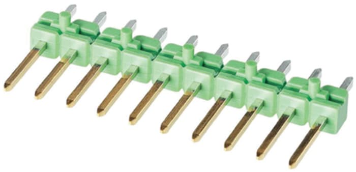 TE Connectivity AMPMODU Series Straight Through Hole PCB Header, 50 Contact(s), 2.54mm Pitch, 1 Row(s)