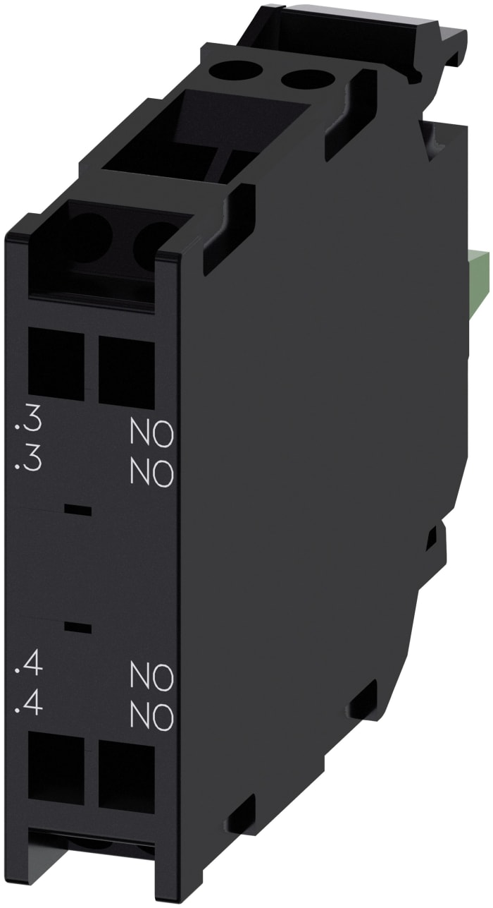 Siemens SIRIUS ACT 3SU14 Series Contact Block, 500V ac/dc, 2NO