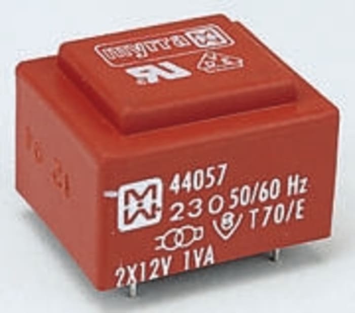 Myrra 6V ac 2 Output Through Hole PCB Transformer, 2.5VA