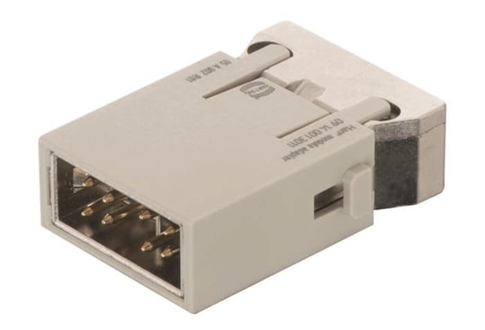 HARTING Heavy Duty Power Connector Accessory, 10A, Male, Han Series, 8 Contacts
