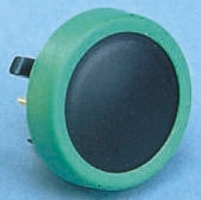 Schurter IP65 Black Button Tactile Switch, SPST 80 mA
