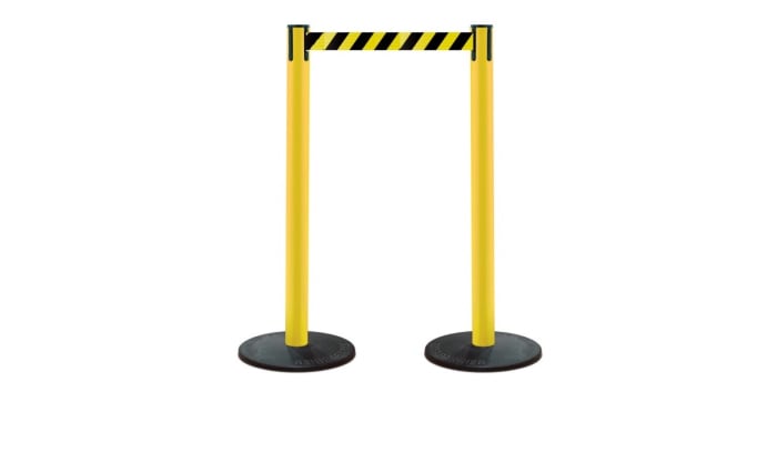Tensator, 2.3 m Safety Barrier, Polyvinyl Chloride (Unplasticised) (Plastic)