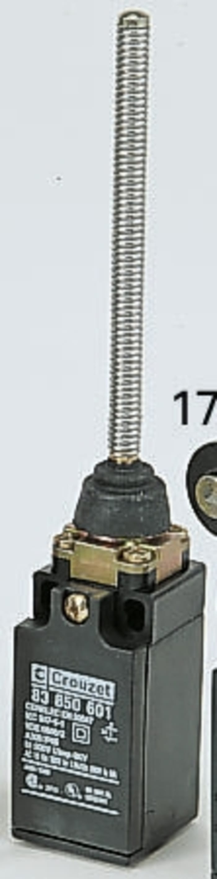 Crouzet Lever Limit Switch, NO/NC, IP66, SP, Thermoplastic Housing, 380V ac Max, 6A Max