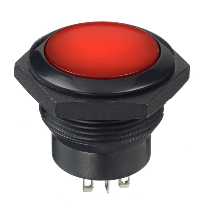 FPDR3D1462C1XXX APEM APEM Illuminated Push Button Switch, Momentary