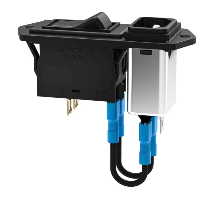ETA Thermal Circuit Breaker / Switch - 3120 2 Pole 50 V dc, 240 V ac Voltage Rating Snap In, 12A Current Rating