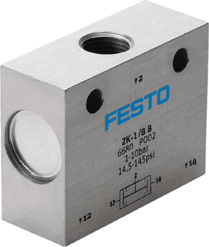 ZK-1/8-B Festo | Festo 10 bar Pneumatic Logic Controller | 175-2180 | RS