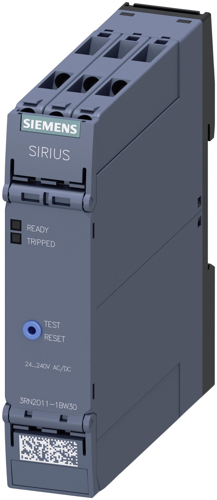 Siemens Thermistor motor protection relay Monitoring Relay, DPDT, 24 → 240V ac/dc, DIN Rail