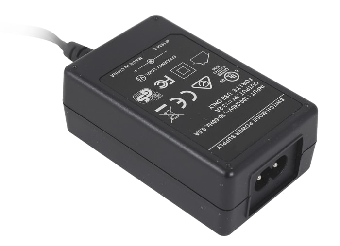 RS PRO 24W Plug-In AC/DC Adapter 24V dc Output, 0 → 1A Output
